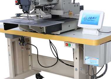 Leather Industrial Flatlock Sewing Machine , Thick Fabric Programmable Sewing Machine  supplier
