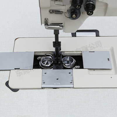 Unison feed double needle sewing machine for car seat sofa supplier