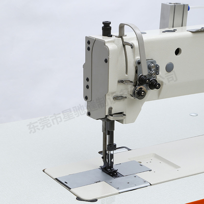 Unison feed double needle sewing machine for car seat sofa supplier